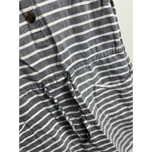 J.Crew Striped Olivia Shift Mini Dress Size 10/12 Drawstring Pockets Women’s - Picture 6 of 6